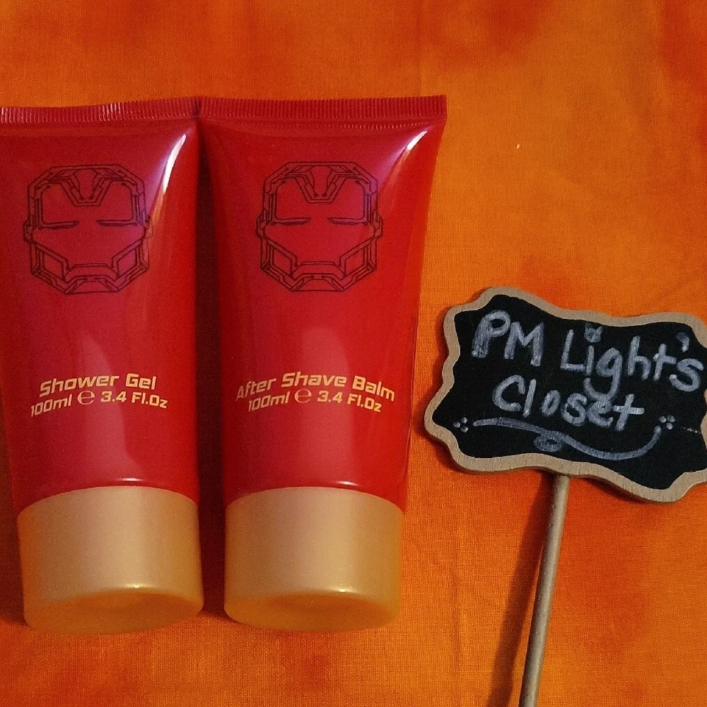 Marvel Iron Man Shower Gel and After Shave Balm Set New